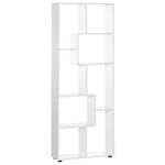 Multipurpose 8 Grid Bookshelf Decorative Shelf | One Size | White