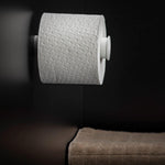 Toilet Roll Holder, White Matt, Wall-mounted, 12,5 Cm. Collection Bwc