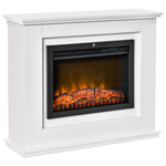 1/2kw Electric Fireplace Suite With Remote Control Timer