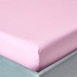 Egyptian Cotton Fitted Sheet 200 Tc | Small Double | Pink