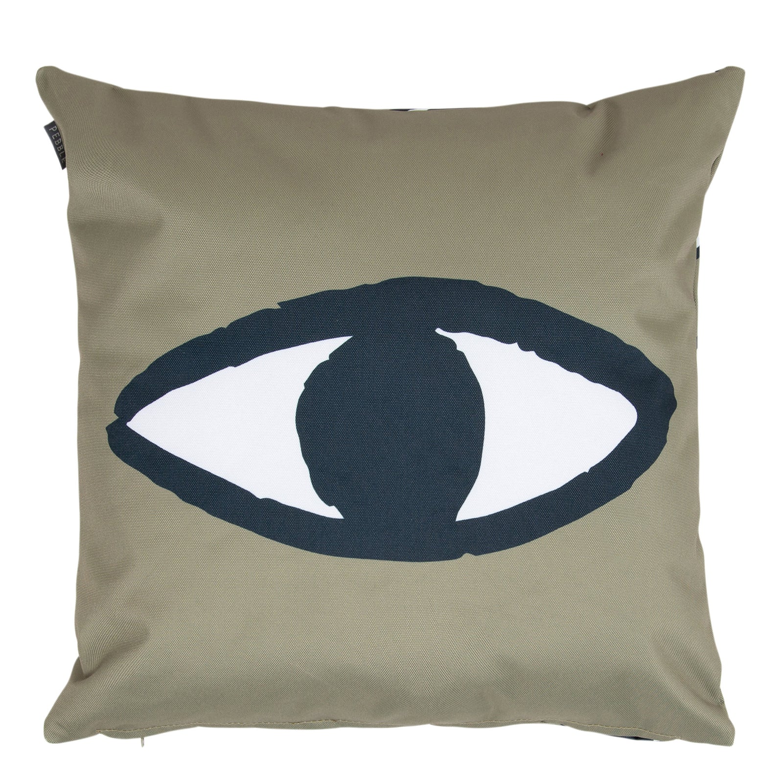 Indoor Outdoor Cushion Green Eyes Water Resistant Cushions