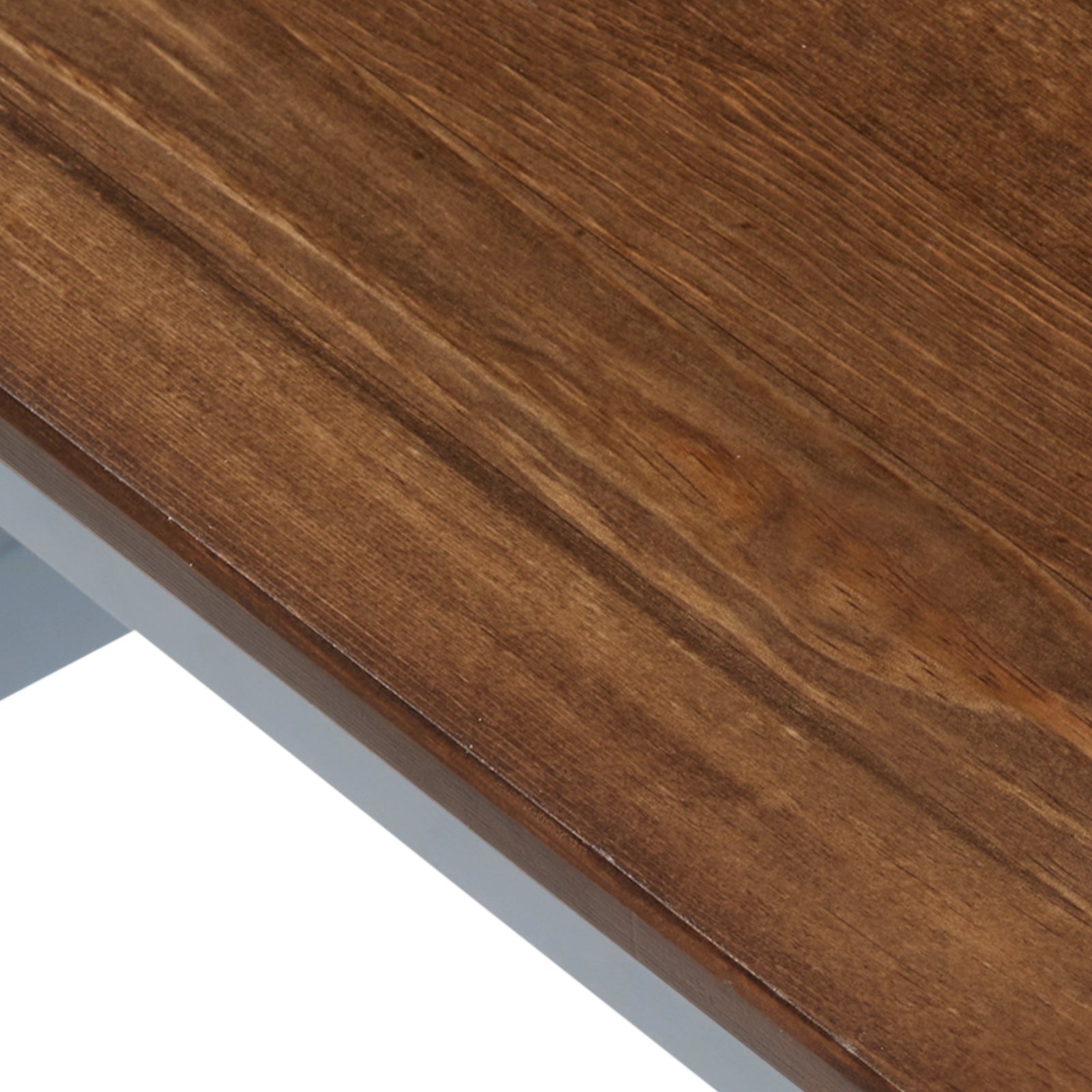 Wood Dining Chairs Set Of 2 W/ Cross Back | Gray