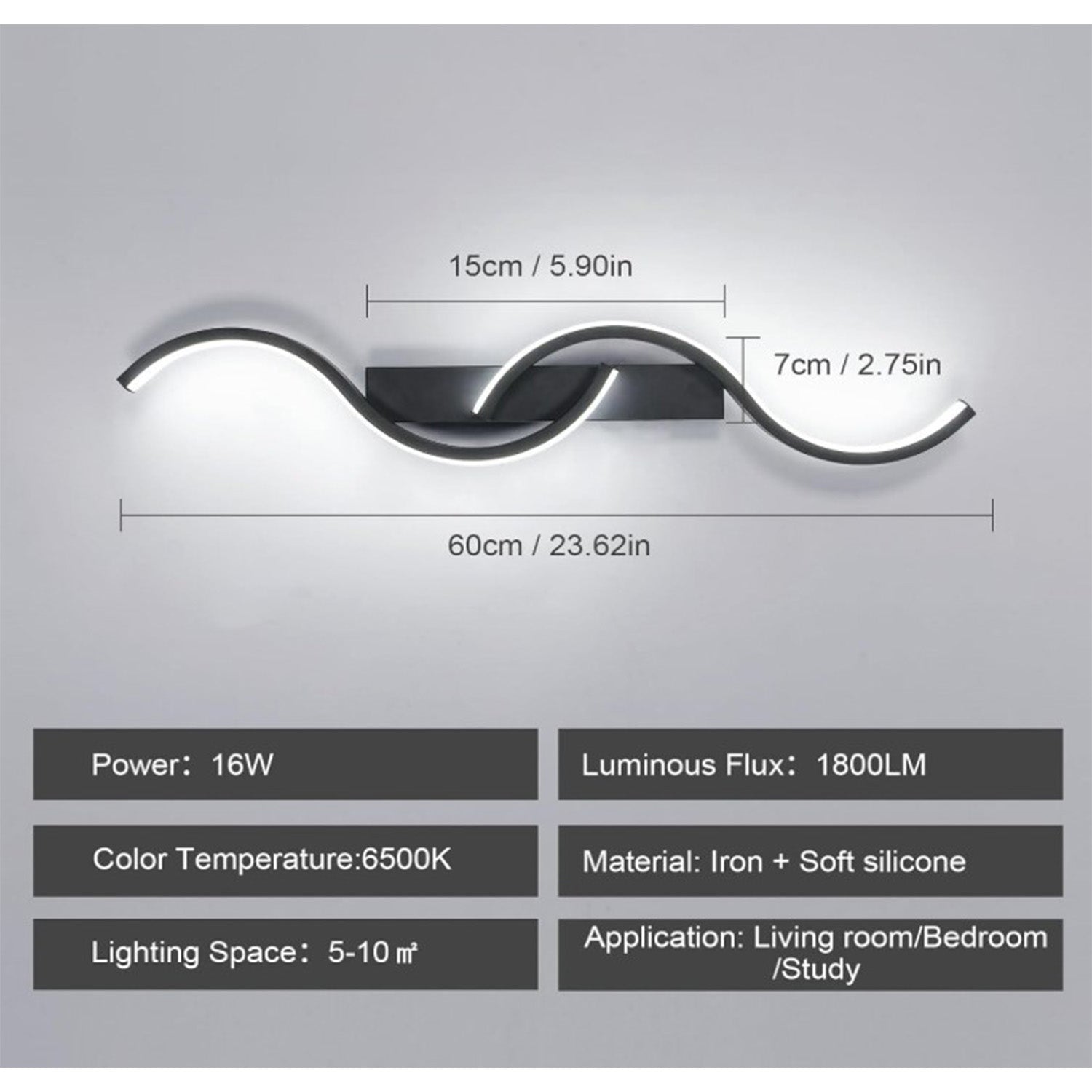 Bath Plus TB+ Modern 16w Led Indoor Wall Light