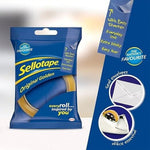 6x Sellotape Original Golden Multi-purpose Easy-to-use Clear Tape, 24mmx66m