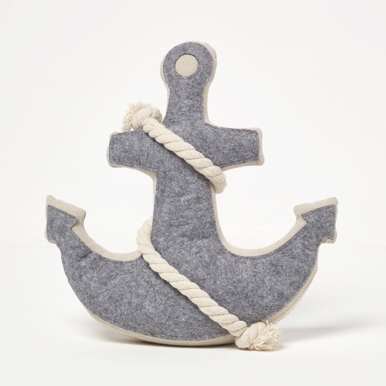 HOMESCAPES Weighted Anchor Fabric Doorstop