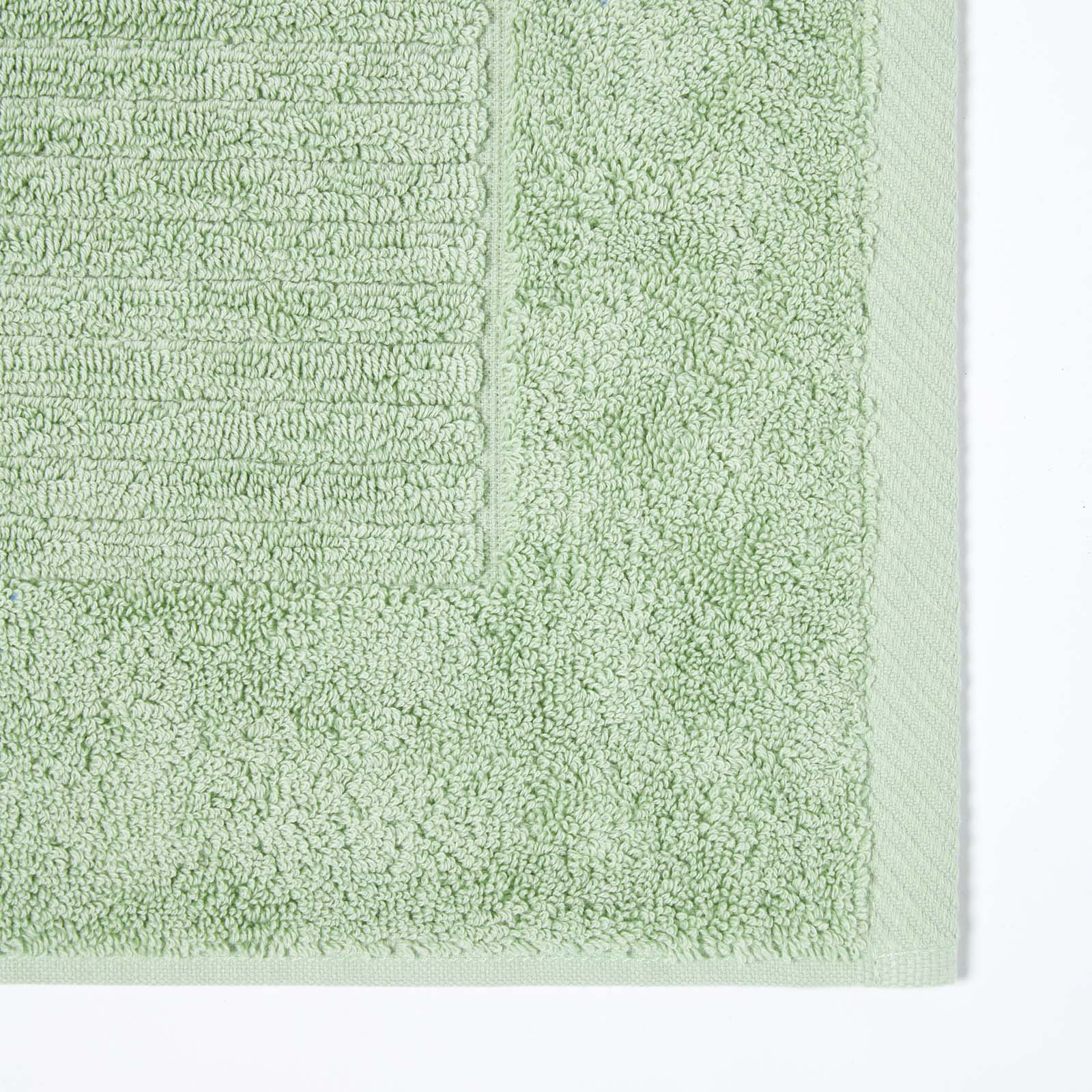 Imperial Plain Turkish Cotton Bath Mat | 50 x 80cm | Sage Green
