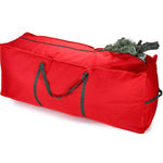 Christmas Xmas Tree Decoration Zip Up Sack Fabric Storage Bag