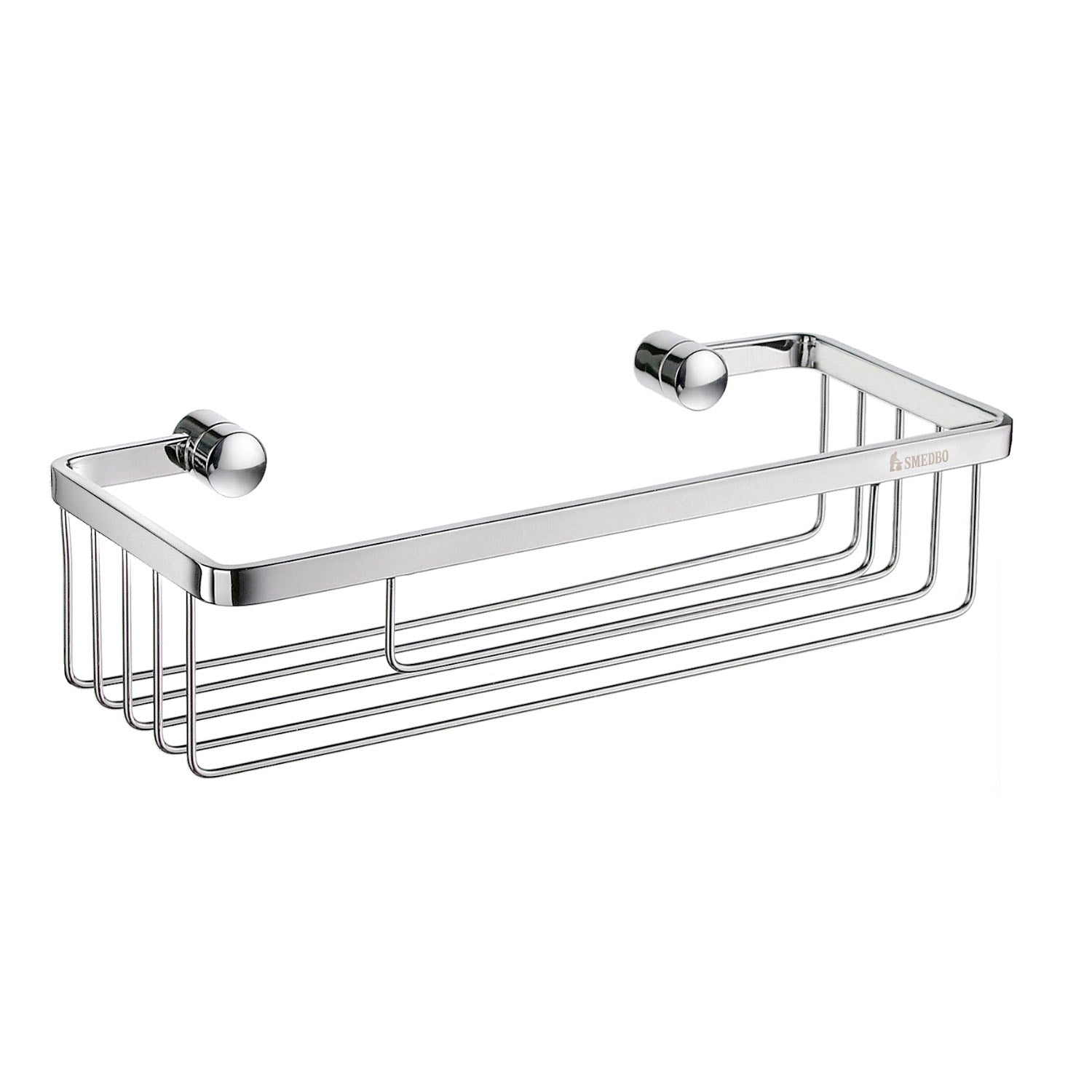 Chrome Shower Basket Wall Mounted Soap Caddy Storage Shelf | Polished Chrome