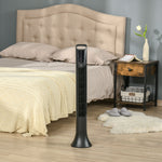 Led 36 Inch Tower Fan 70° Oscillation 3 Speed Remote | One Size | Black