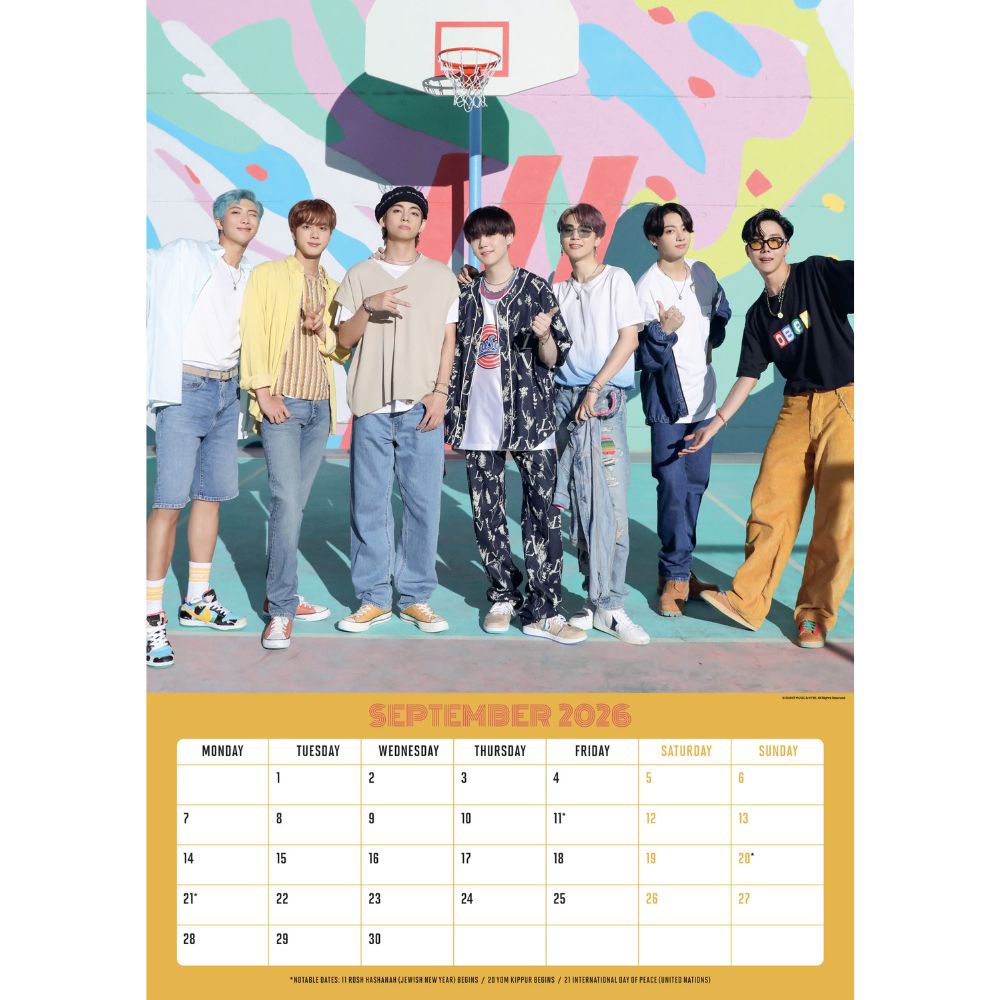 2026 Calendar, A3, Official Product