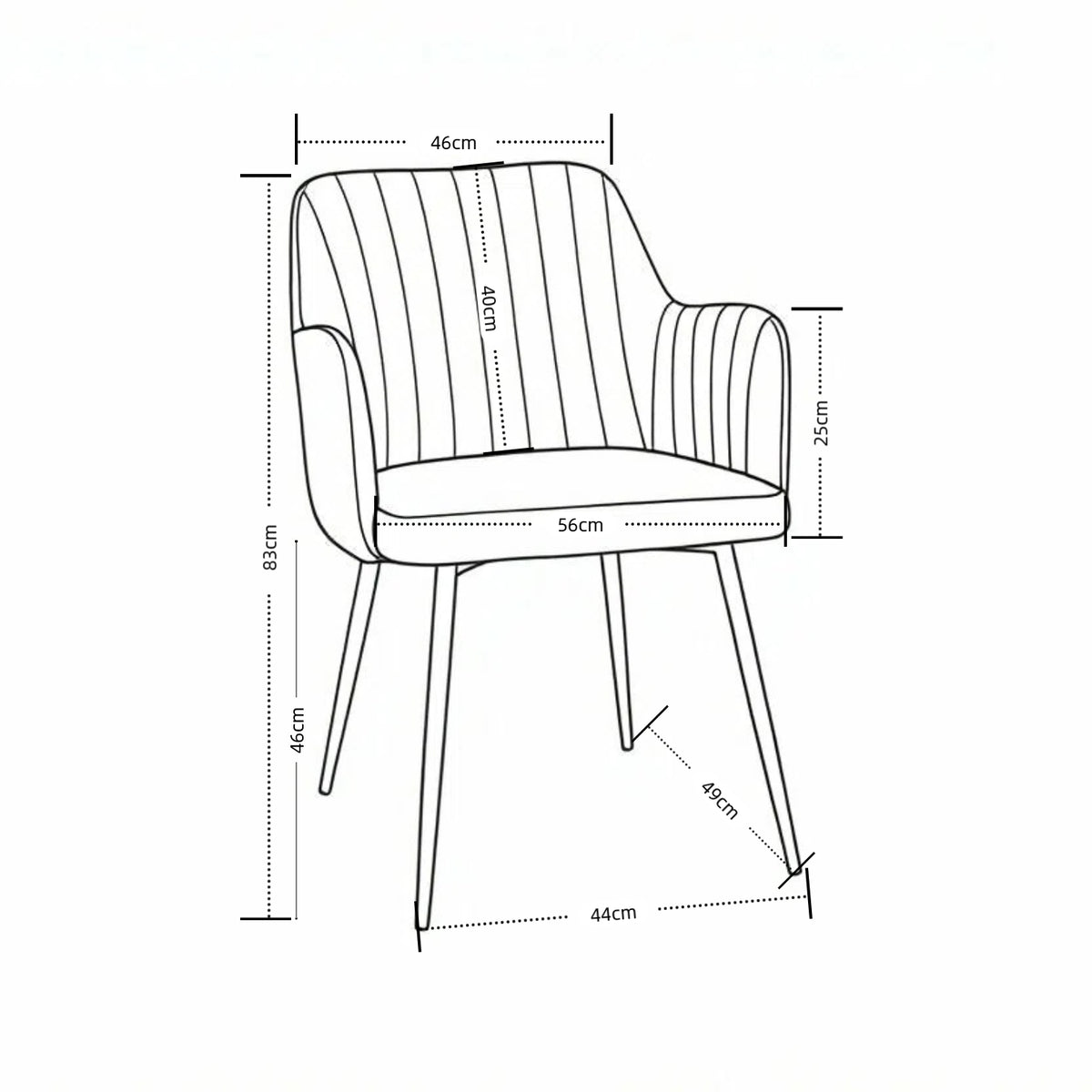 Indoor & Outdoor Living Kayci Round Oak Dining Table With 4 Charlotte Velvet Chairs