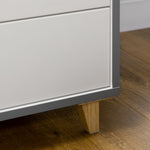 2 Door Wardrobe With Drawers Hanging Rail Shelves Bedroom | One Size | White