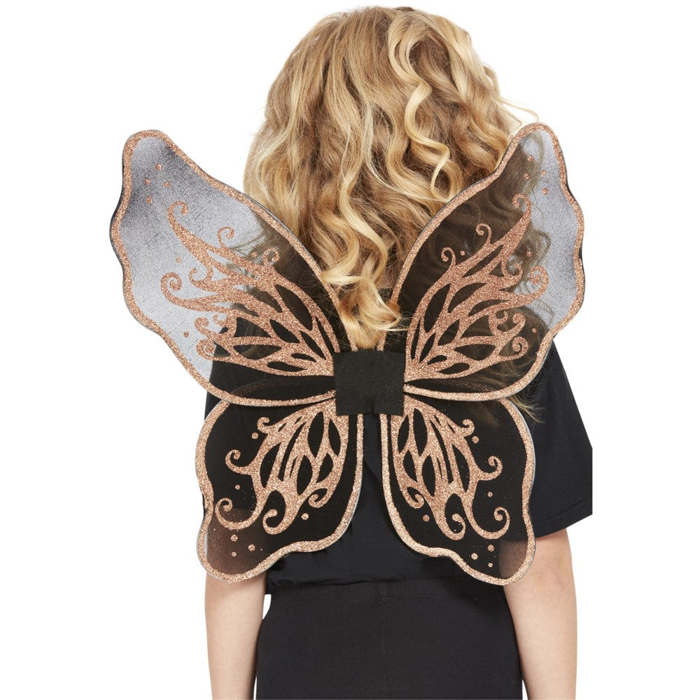 Dark Botanicals Butterfly Wings | Gold