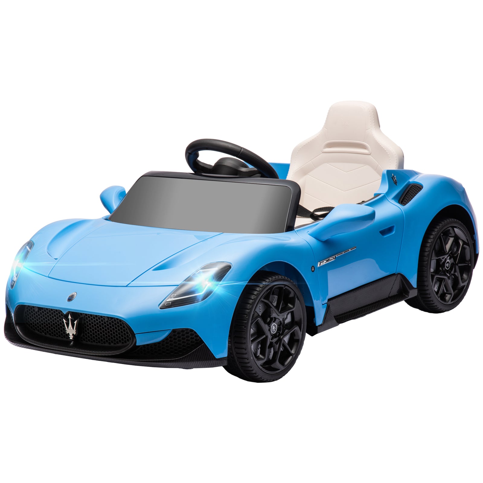 Maserati Mc20 Licensed 12v Kids Ride On Car W/ Remote | Blue