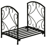 Small Log Rack W/ Side Scrolls
