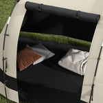 Blackout Camping Tent With Bedroom & Living Room For 4-5 | Khaki