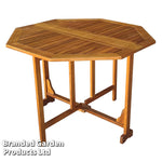 Garden_Gear 4 Person Acacia Garden Dining Set, Folding Design