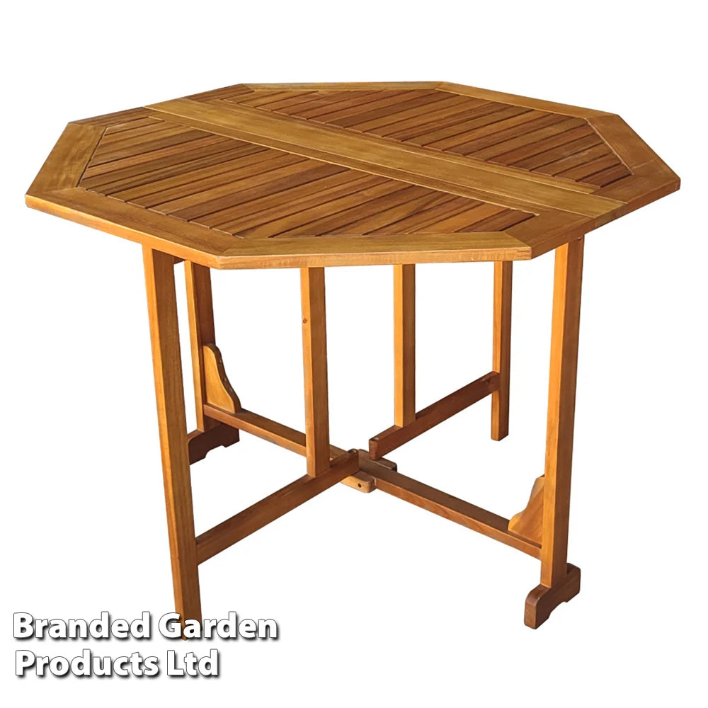 Garden_Gear 4 Person Acacia Garden Dining Set, Folding Design
