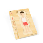 Wooden Human Anatomy Puzzle (Male)