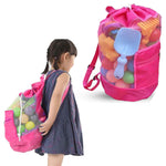 Nylon Toy Storage Bag And Play Mat Pink
