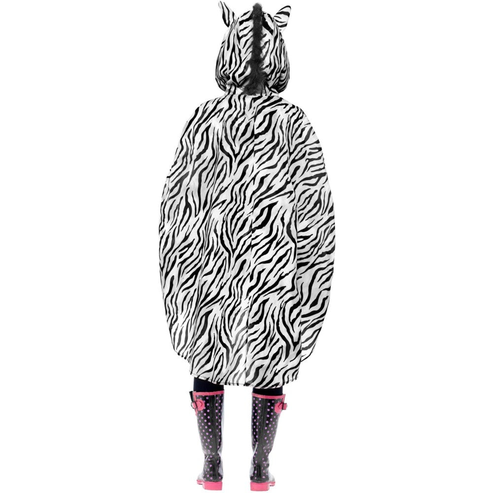 Zebra Party Poncho