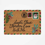 HOMESCAPES Christmas Letter To Santa Doormat Coir, 40 X 60 Cm