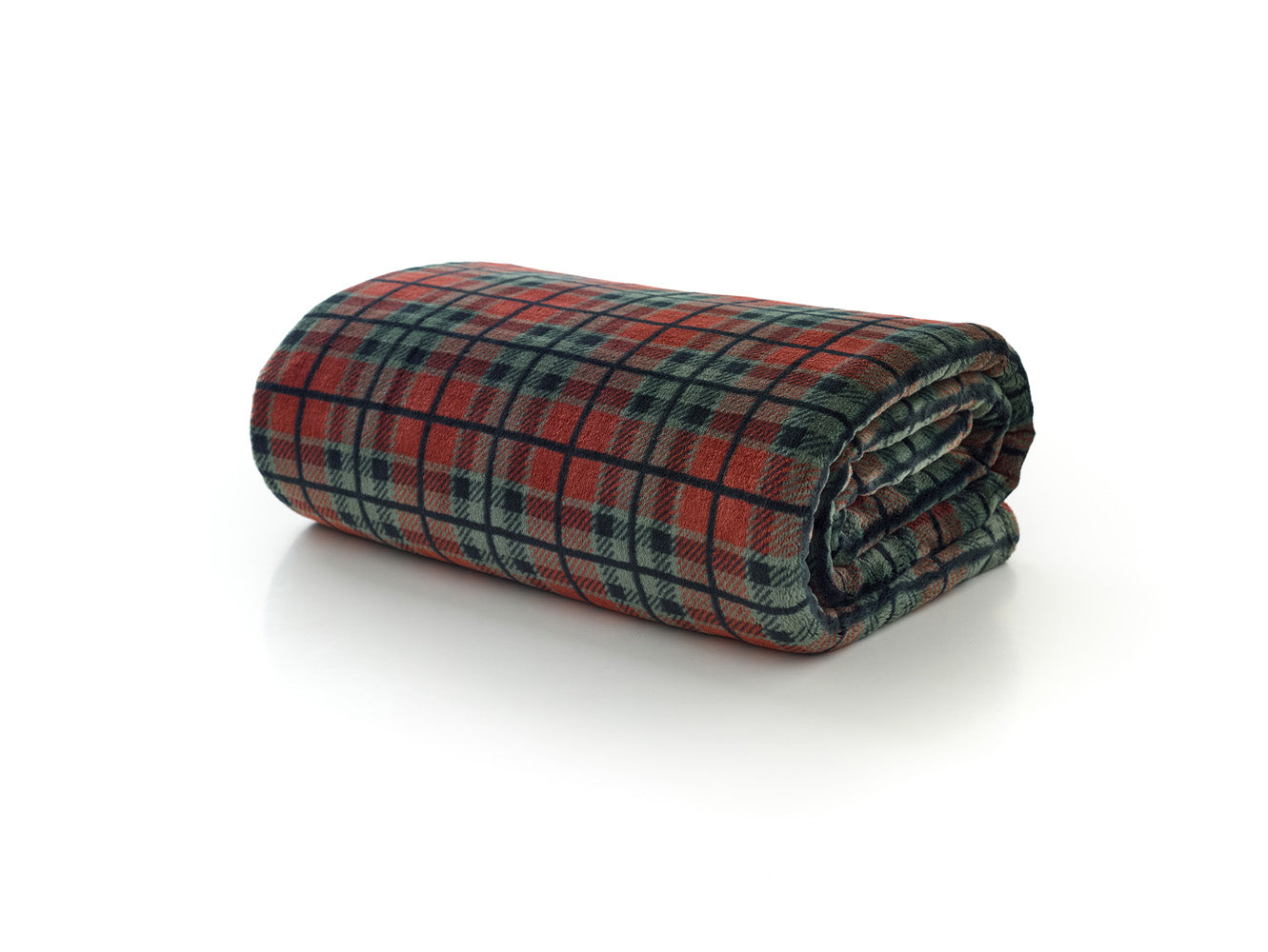 Hattie Check Throw Red – 140x180cm Soft Blanket | 140cm x 180cm | Red