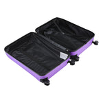 Modern Hardside Spinner Suitcase With Combination Lock | 20" | Purple