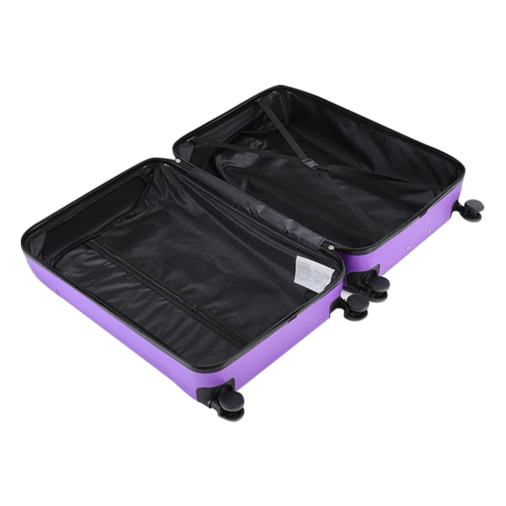 Modern Hardside Spinner Suitcase With Combination Lock | 20" | Purple