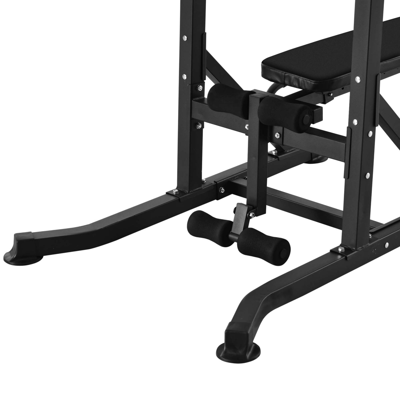 Power Tower Weight Bench Dip Stands For Home Gym | Black