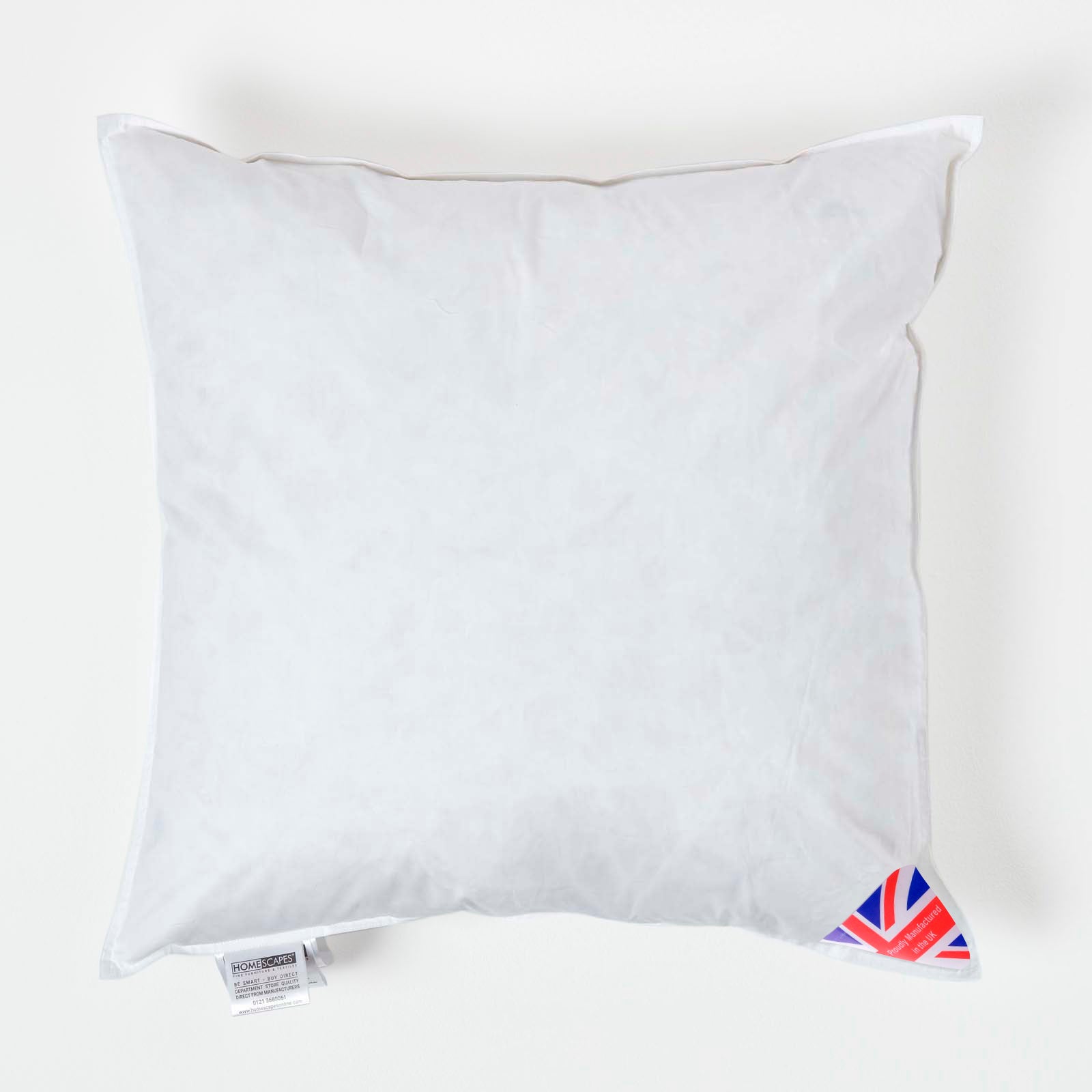 Duck Feather Cushion Pad | 50cm x 50cm | White