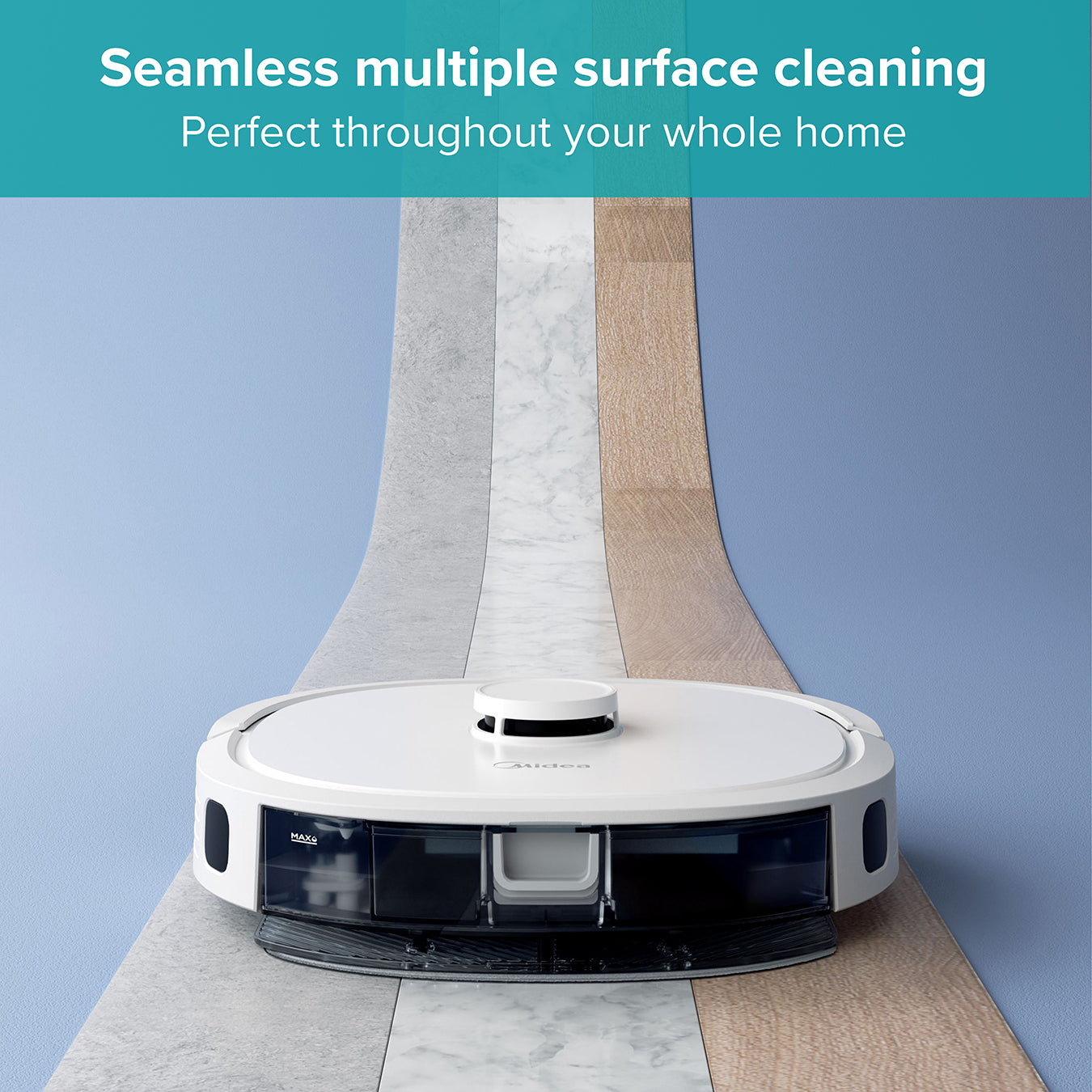 M6 Robot Vacuum Cleaner And Microfibre Mop Combo