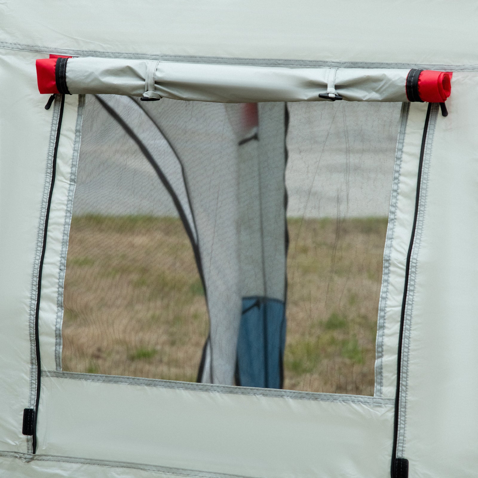 6-8 Person Tunnel Tent, Two-room Camping Tent With Carry Bag | Blue