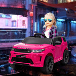 Land Rover Licensed Kids Electric Car W/ Remote Music | Pink