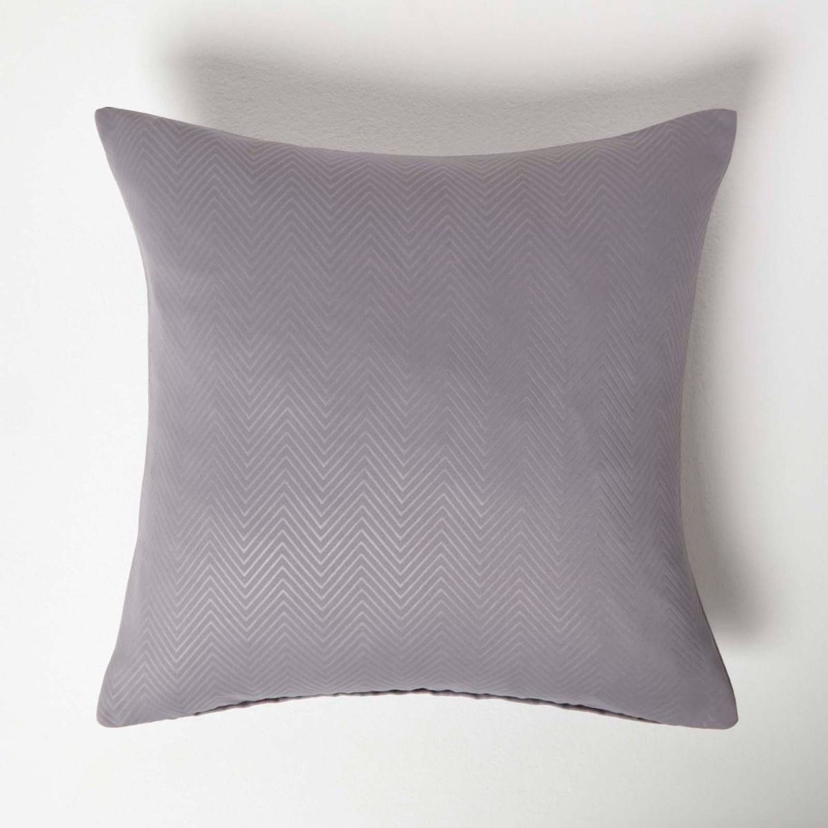 Herringbone Chevron Cushion Cover | 45cm x 45cm | Grey
