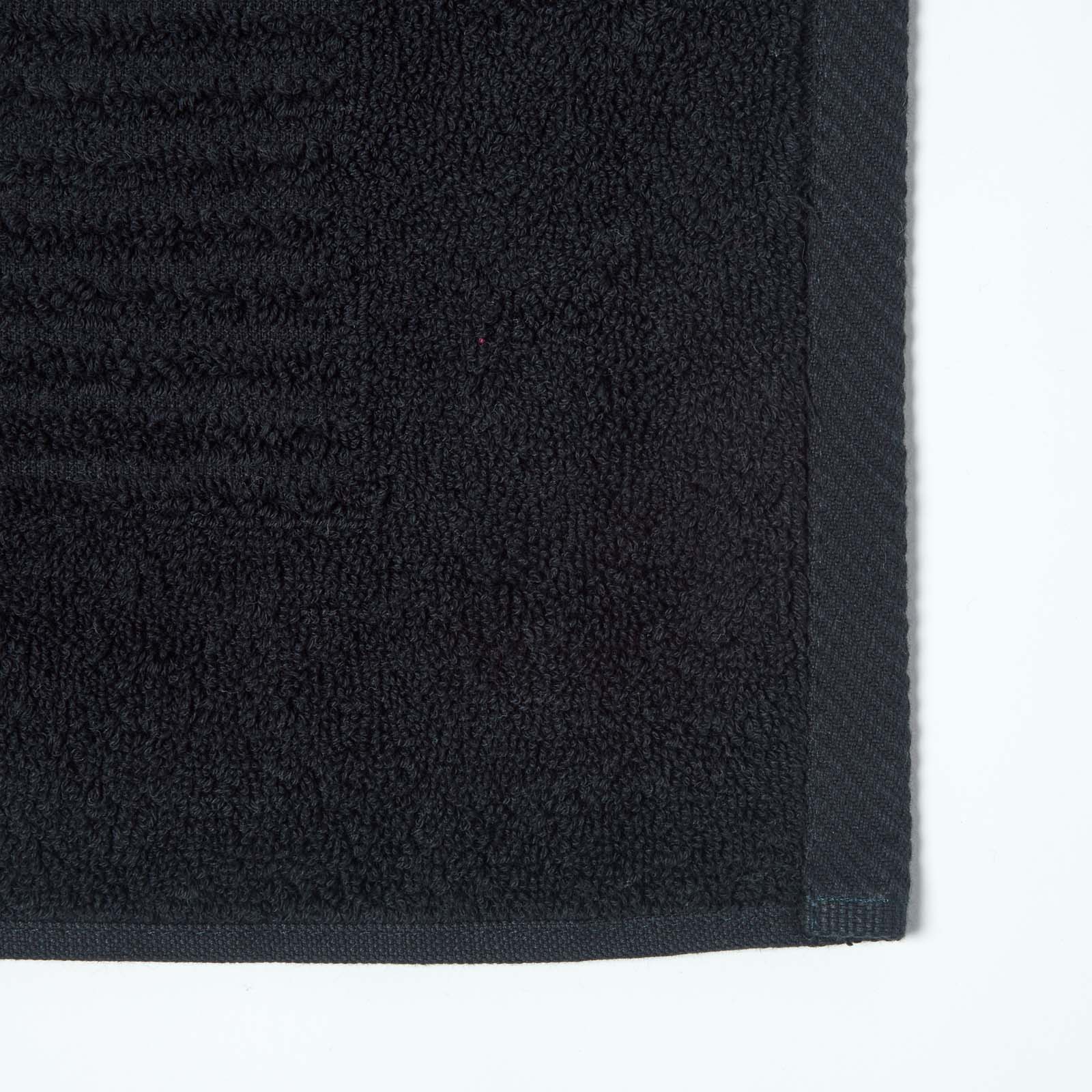 Imperial Plain Turkish Cotton Bath Mat | 50 x 80cm | Black