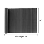 Pvc Privacy Fence Screen For Balcony & Garden, Sun-blocking Outdoor Fence Panel, 3m L X 1/1.2/1.5/1.8/2m W Privacy Screen | XXL | Dark Gray