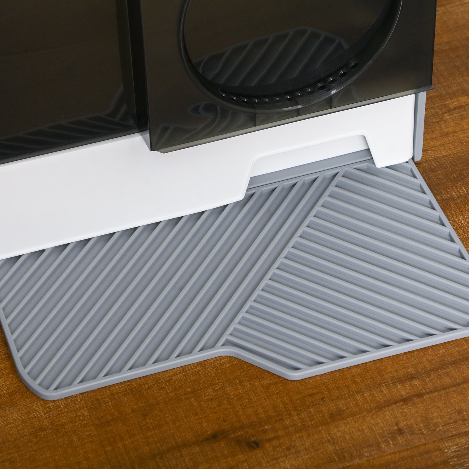 Cat Litter Tray W/ Scoop Drawer Pan Deodorants | Gray