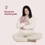 Criss Cross Hot Water Bottle - Pink