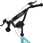 75-80cm Kids Kick Scooter W/ Adjustable Handlebar Inflatable Wheels | Blue