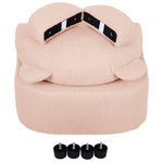 Kids Armchair, Bear Shaped Toddler Chair For Bedroom | Pink