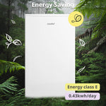 60l Freestanding Under Counter Upright Freezer Adjustable Thermostat