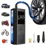 Dyzi 150psi Portable Cordless Tyre Inflator Led Display And Usb Charging