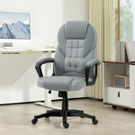 High Back Pu Executive Leather Desk Hair