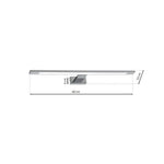 Shine Chrome Led 12w Wall Lamp Stylish Polished Chrome Light With Ip44 Rating Perfect For Mounting Above A Bathroom Mirror