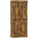 HOMCOM 180cm Kitchen Pantry, Kitchenstorage Cabinet With Shelves, Brown