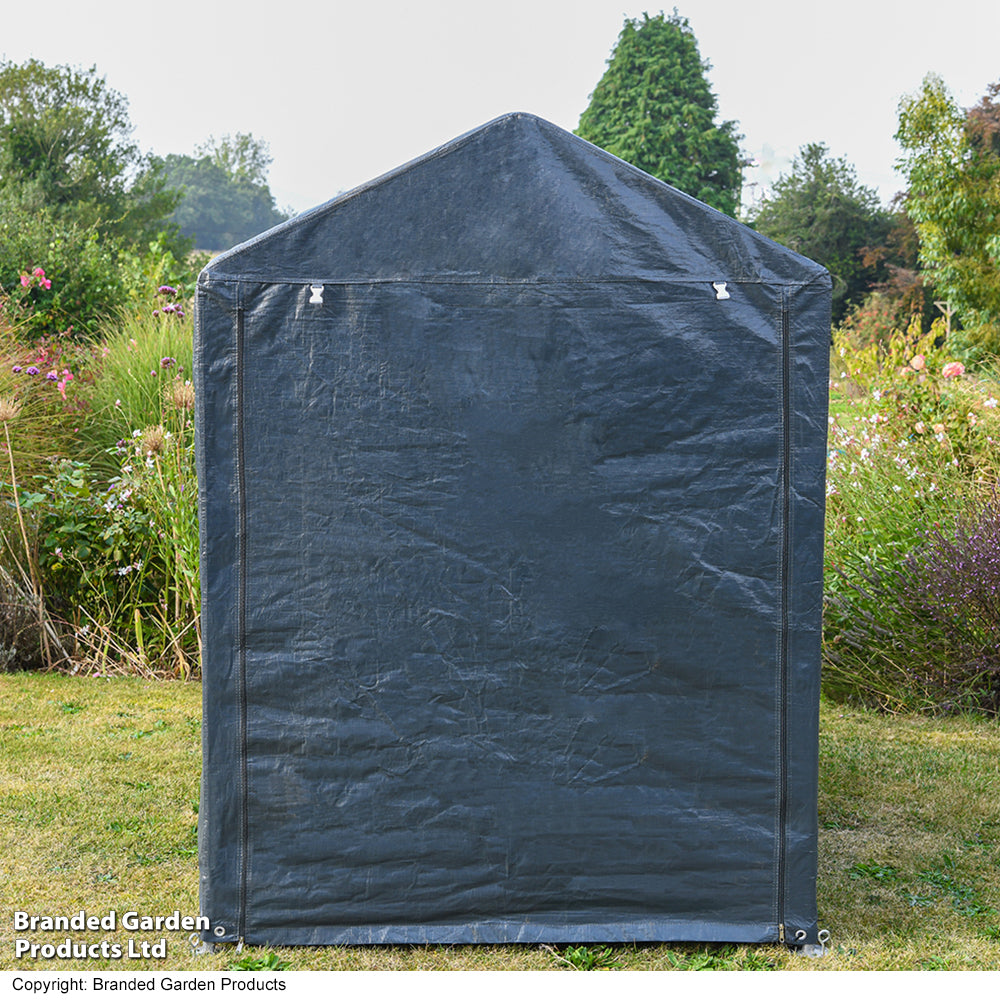 Garden_Gear Heavy Duty Pe Cover Shed 4 X 6ft Dark Grey