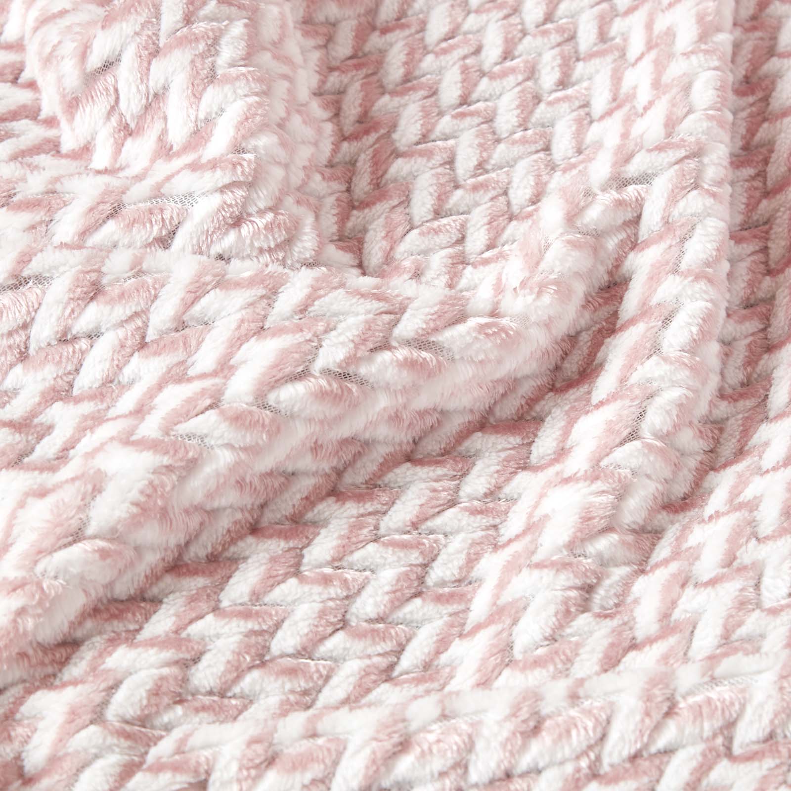 Mora Faux Fur Velvet Throw | 200cm x 230cm | Pink