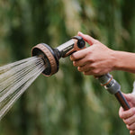 Metal Spray Gun - 6 Adjustable Patterns, Thumb Flow Control, Zinc Aluminium Inlet