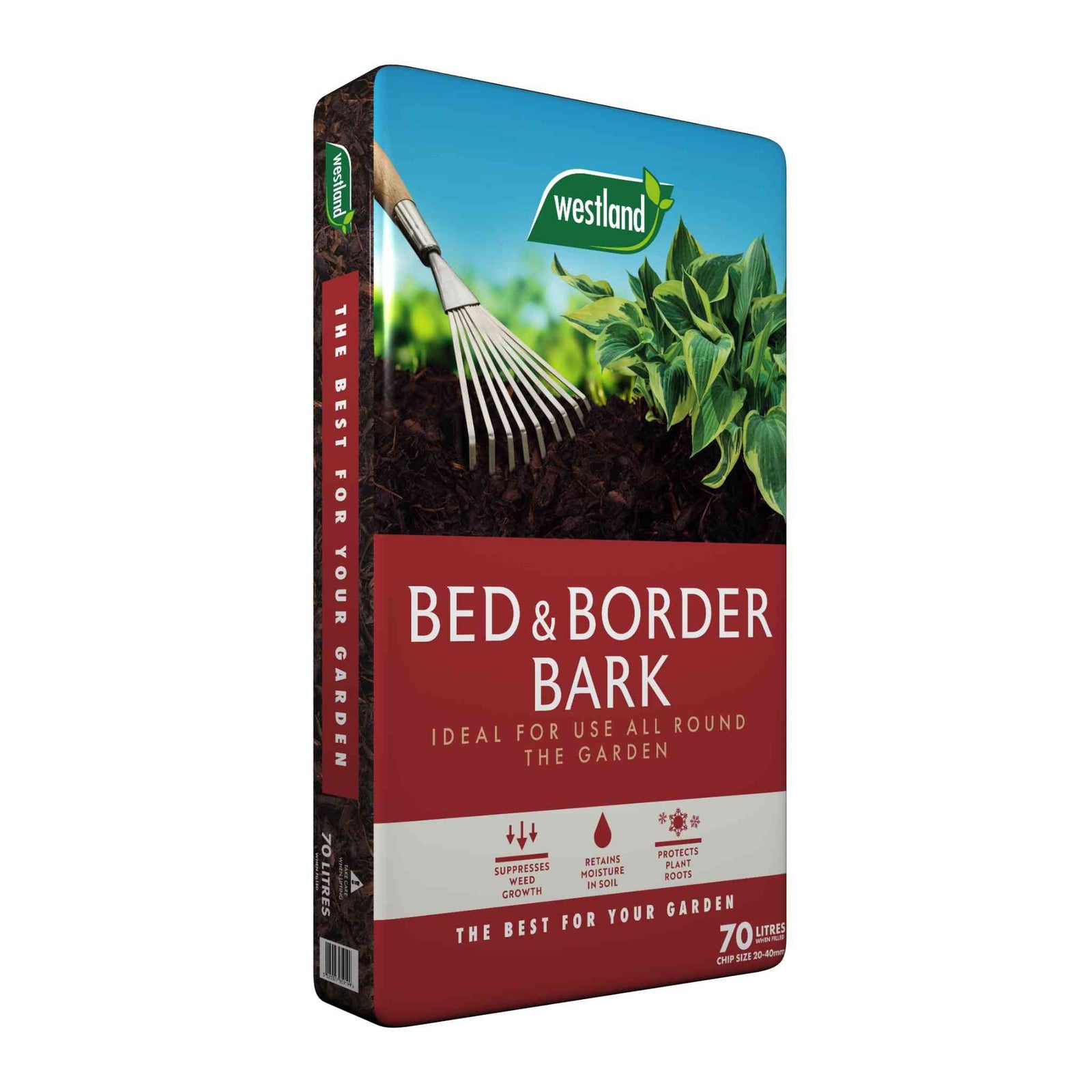 Bed And Border Chipped Bark Full Pallet | 70l